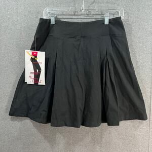 Wicked by Women with Control Cotton Jersey Pleated Skort Black Size Small